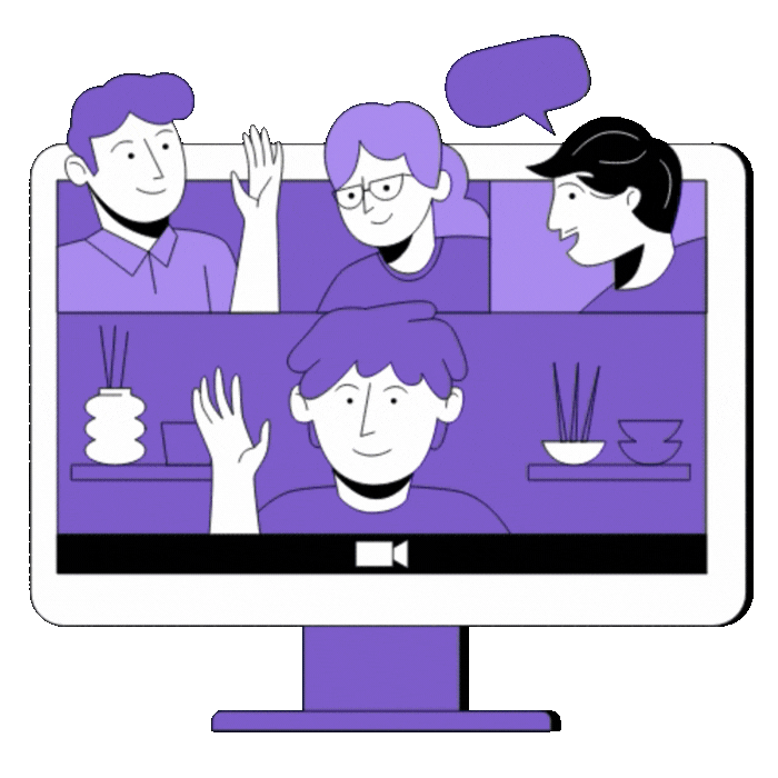 Custom EdTech solutions animation